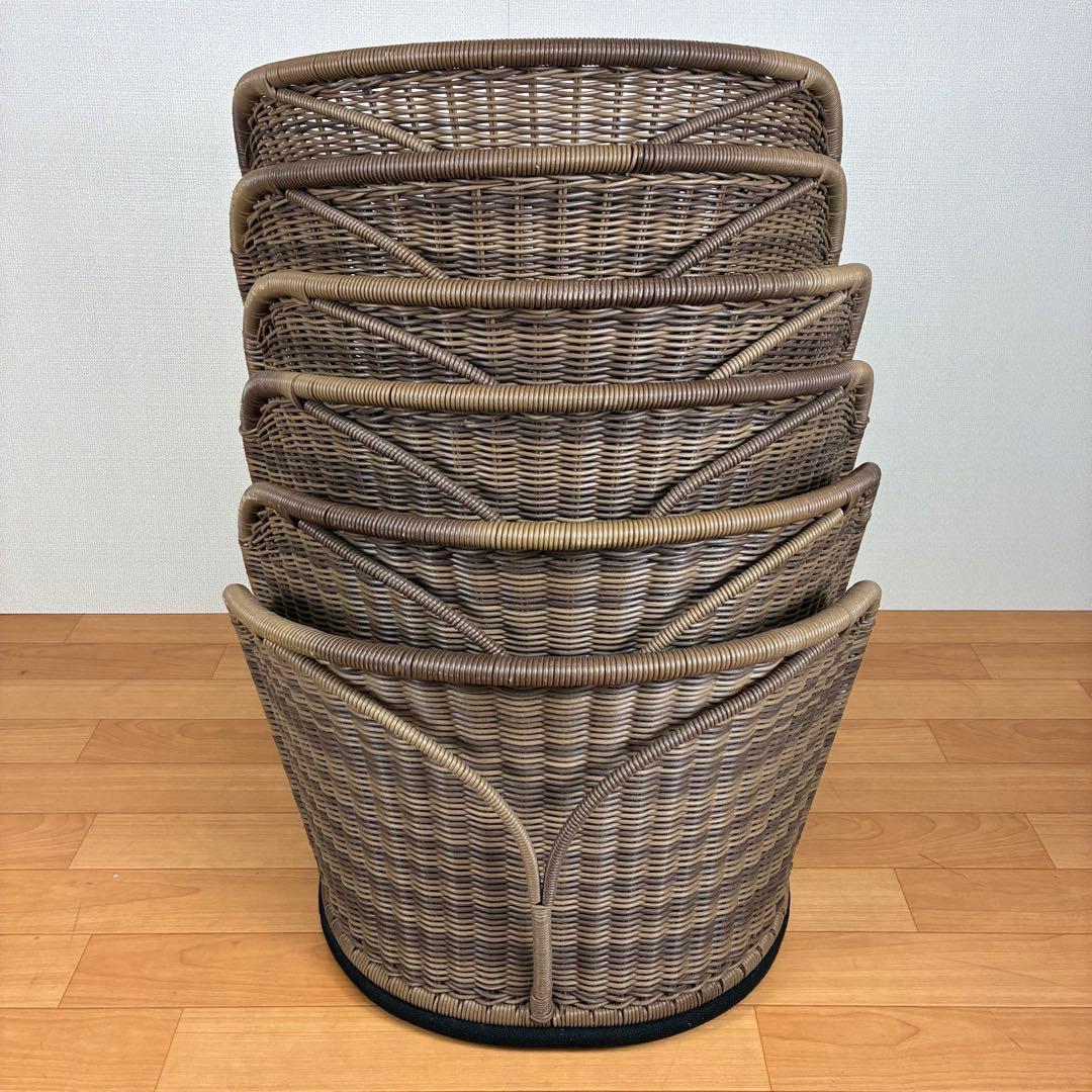 【美品】桜屋工業 舞2型 『CHERRY』 座椅子 ラタンチェア 2脚セット