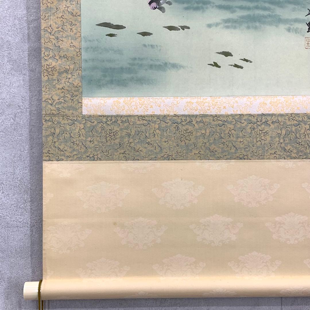 掛軸 千里 金魚 紙箱 出目金 1-33