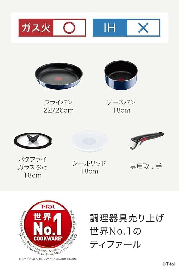 リ*ャ様 未開封 T-fal ingenio  blue Intens