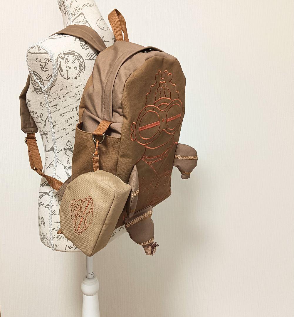 遮光器土偶　リュックサック　ハンドメイド　ポーチ　青森　津軽　亀ヶ岡遺跡　縄文