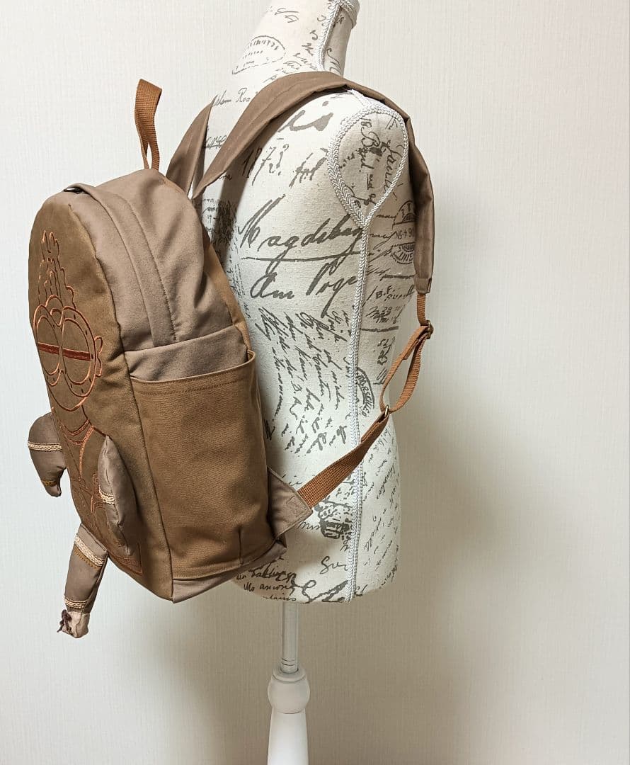 遮光器土偶　リュックサック　ハンドメイド　ポーチ　青森　津軽　亀ヶ岡遺跡　縄文