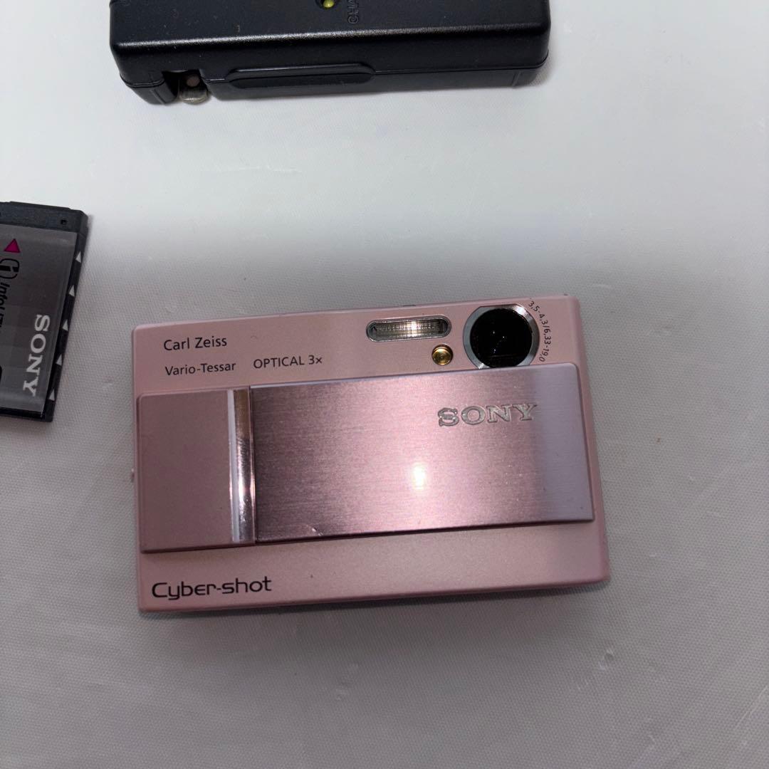動作確認済SONYCyber-shot DSC-T10ピンクメモリーカード付き