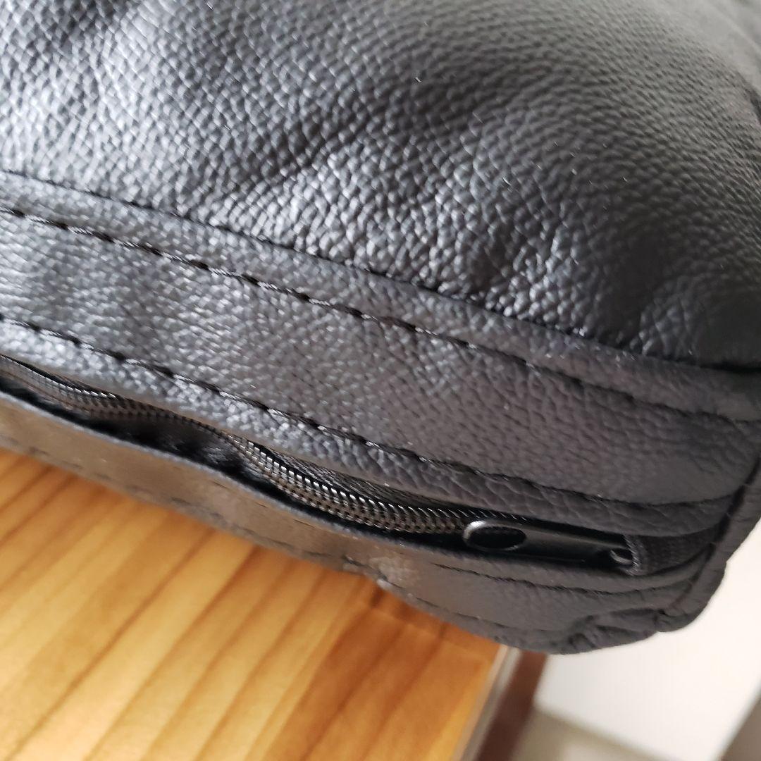 ★ブラック牛革レザークッション 2個セット黒