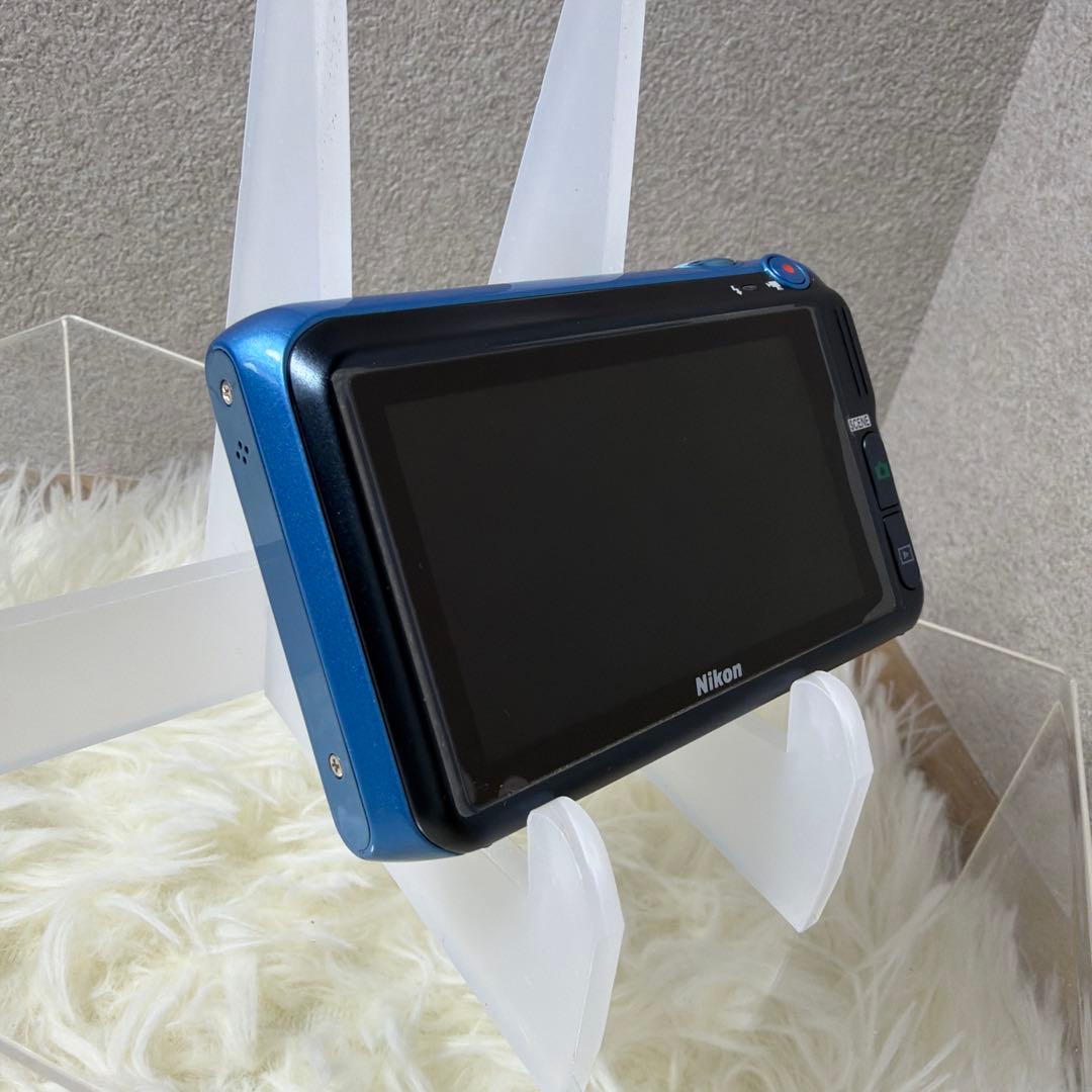 【美品】ニコン Nikon COOLPIX S6400 ブルー 付属品多数