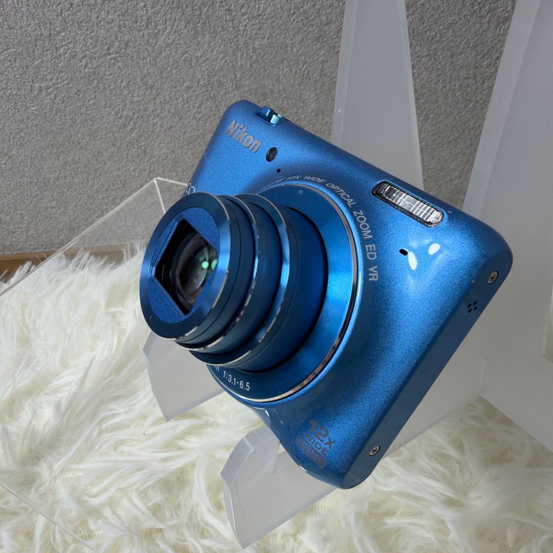 【美品】ニコン Nikon COOLPIX S6400 ブルー 付属品多数