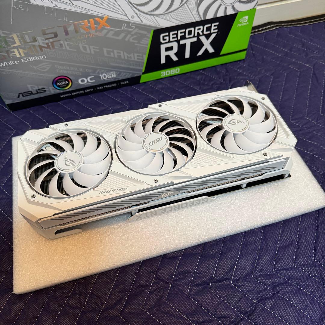 【美品】ROG STRIX RTX3080-O10G-WHITE-V2