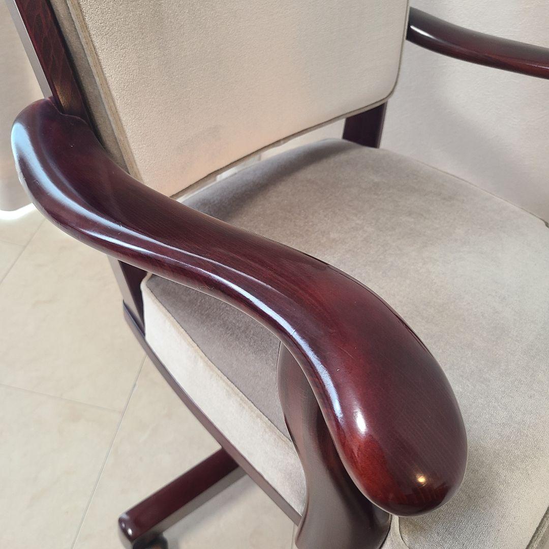 カリモク　コロニアル　デスクチェア　ヴィンテージ