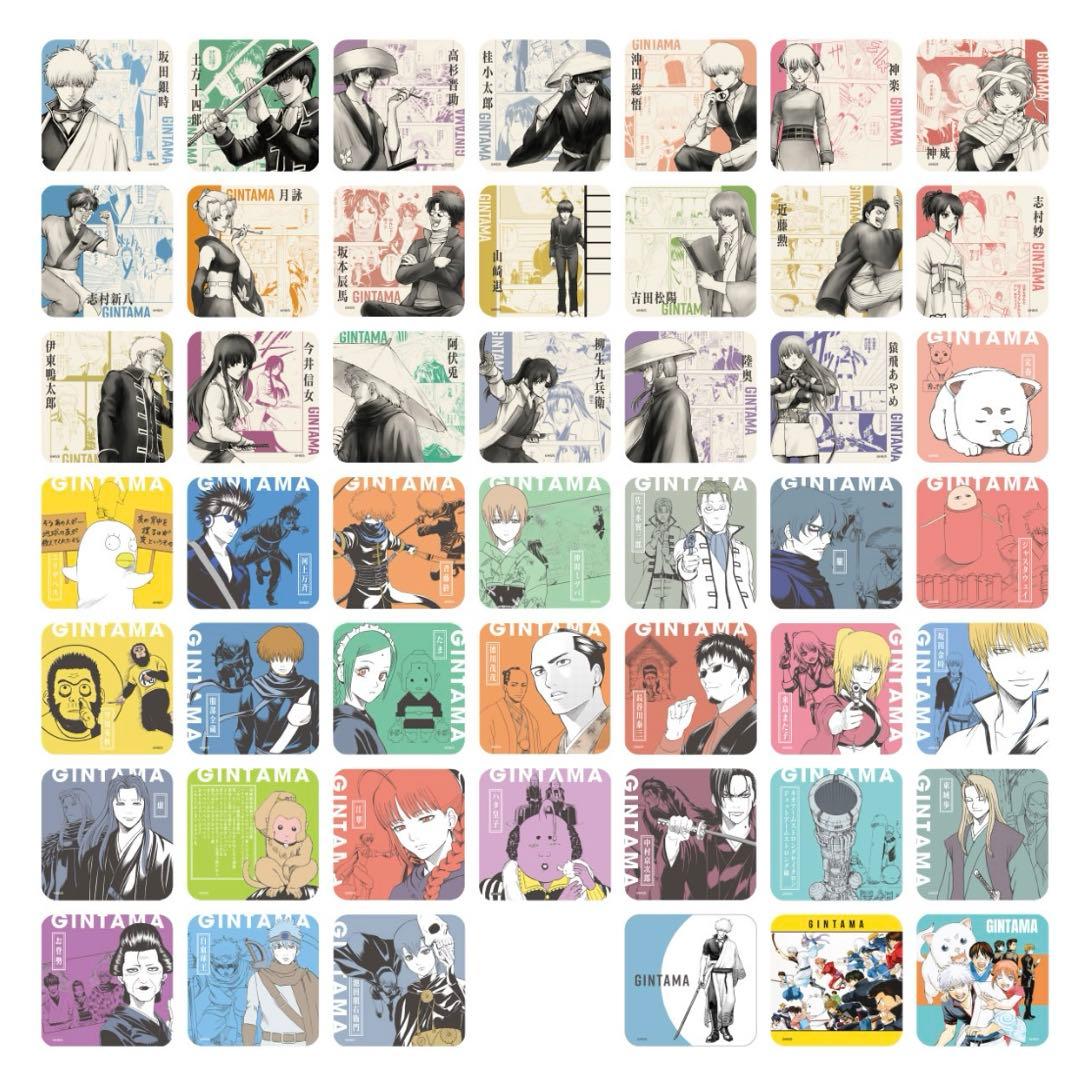 【box未開封】銀魂 生誕20周年記念　銀魂展 アートコースター　ボックス