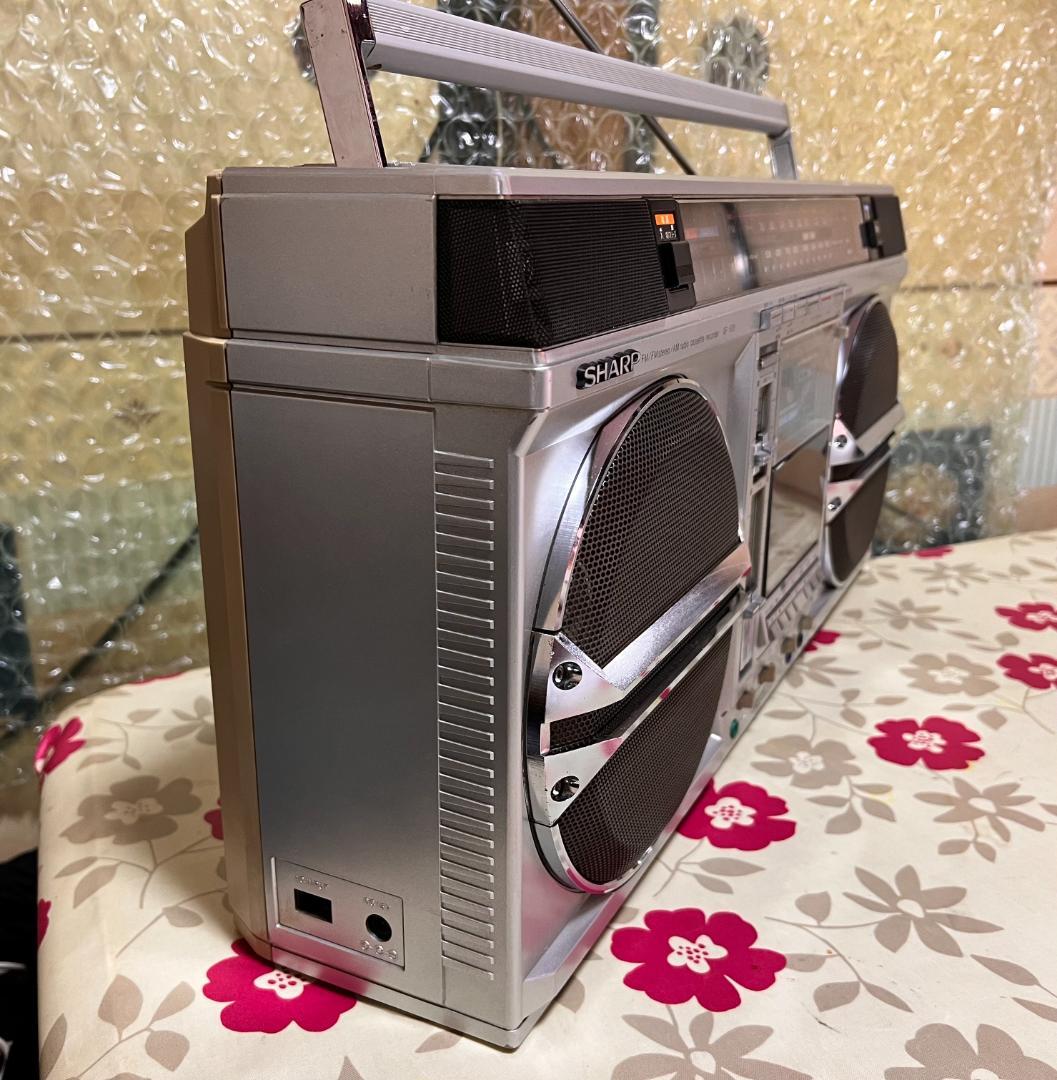 シャープ 大型ラジカセ サーチャー GF-535 完動品 当時カタログ付き