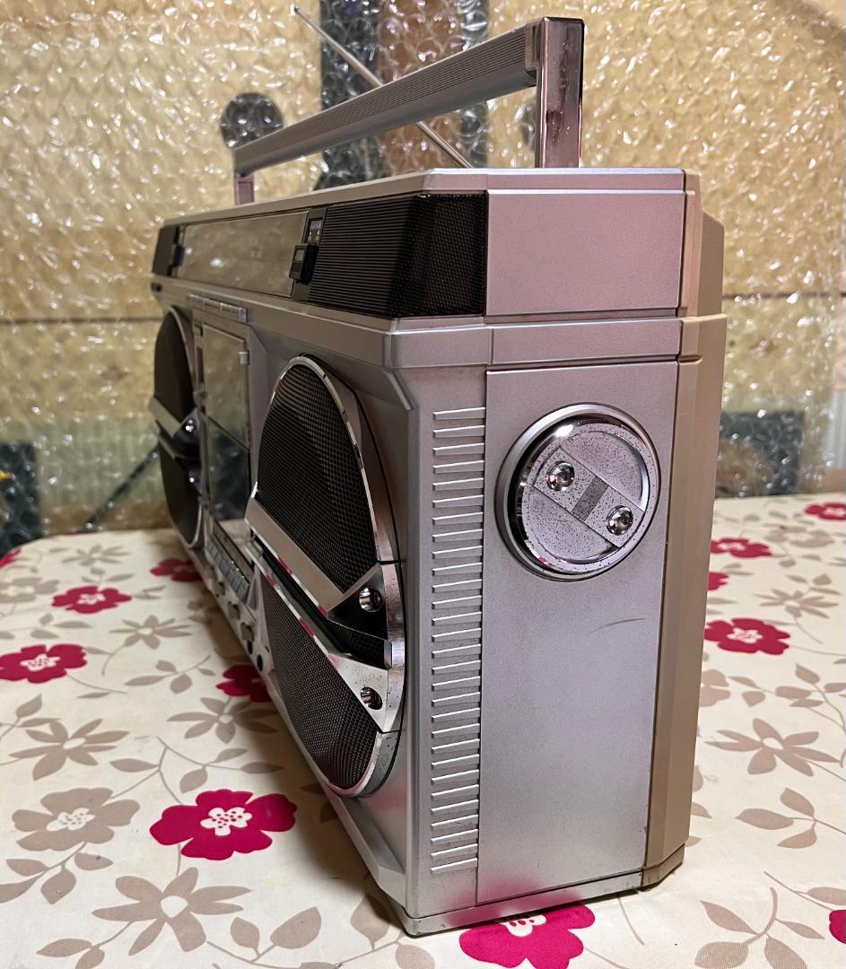 シャープ 大型ラジカセ サーチャー GF-535 完動品 当時カタログ付き