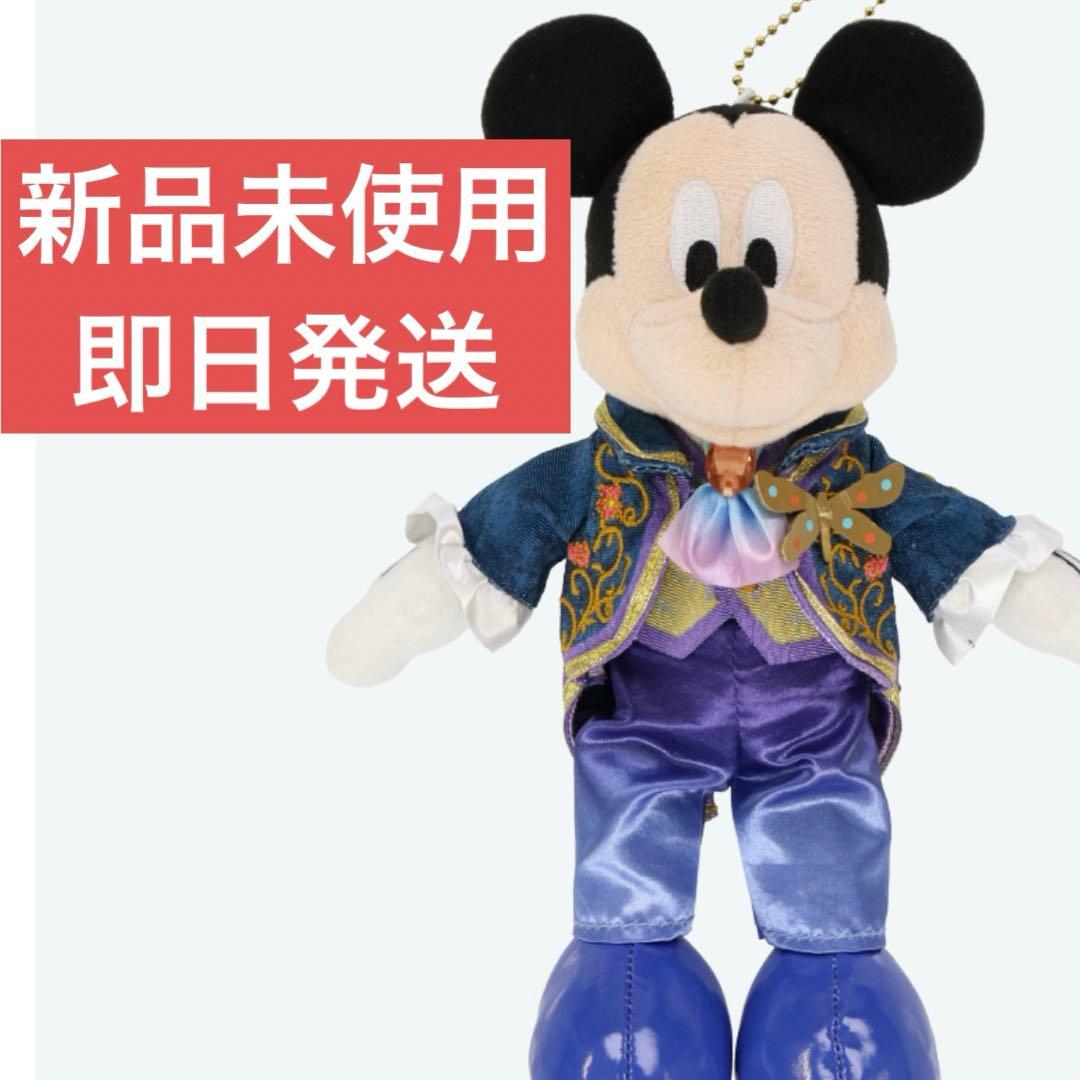 ファンタジースプリングス　ミッキー　ぬいぐるみバッヂ　ぬいば