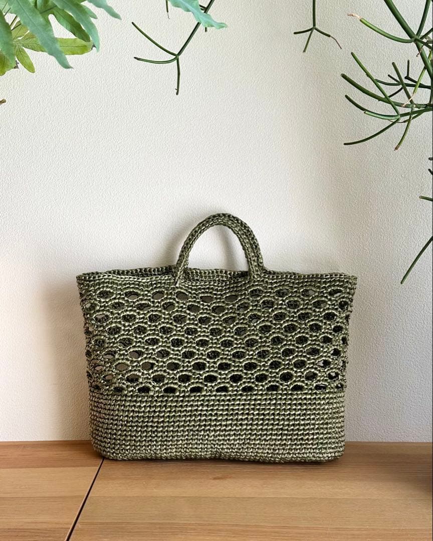 ⚲ オーダー商品 / みゆきちゃん　ハンドメイド スズランテープバッグ