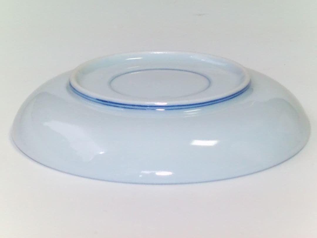 大値下げ●図変わり時代皿●瀬戸焼吹墨印判富士帆船絵図小皿５枚組●保管品未使用