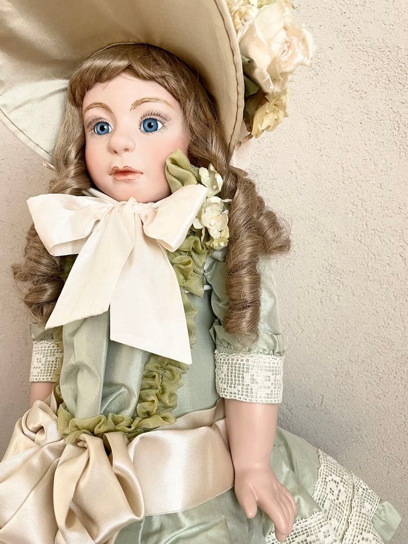 ビスクドール ハンドメイド 創作人形 アンティーク フランス人形 ヴィクトリアン