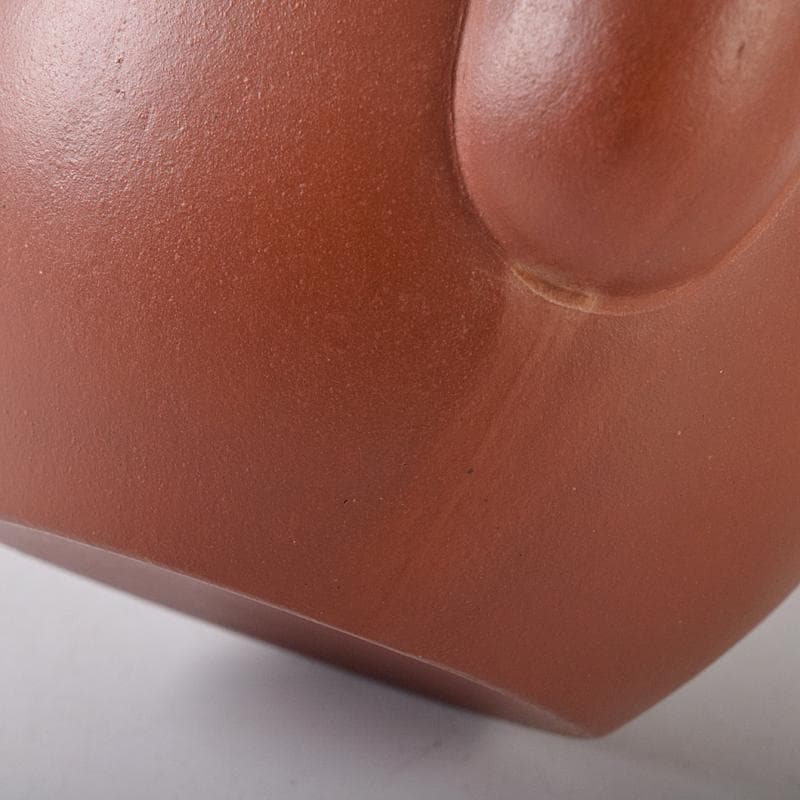 中国　中国宣興銘　紫砂　朱泥　宝瓶　急須　茶壷　V　R8282