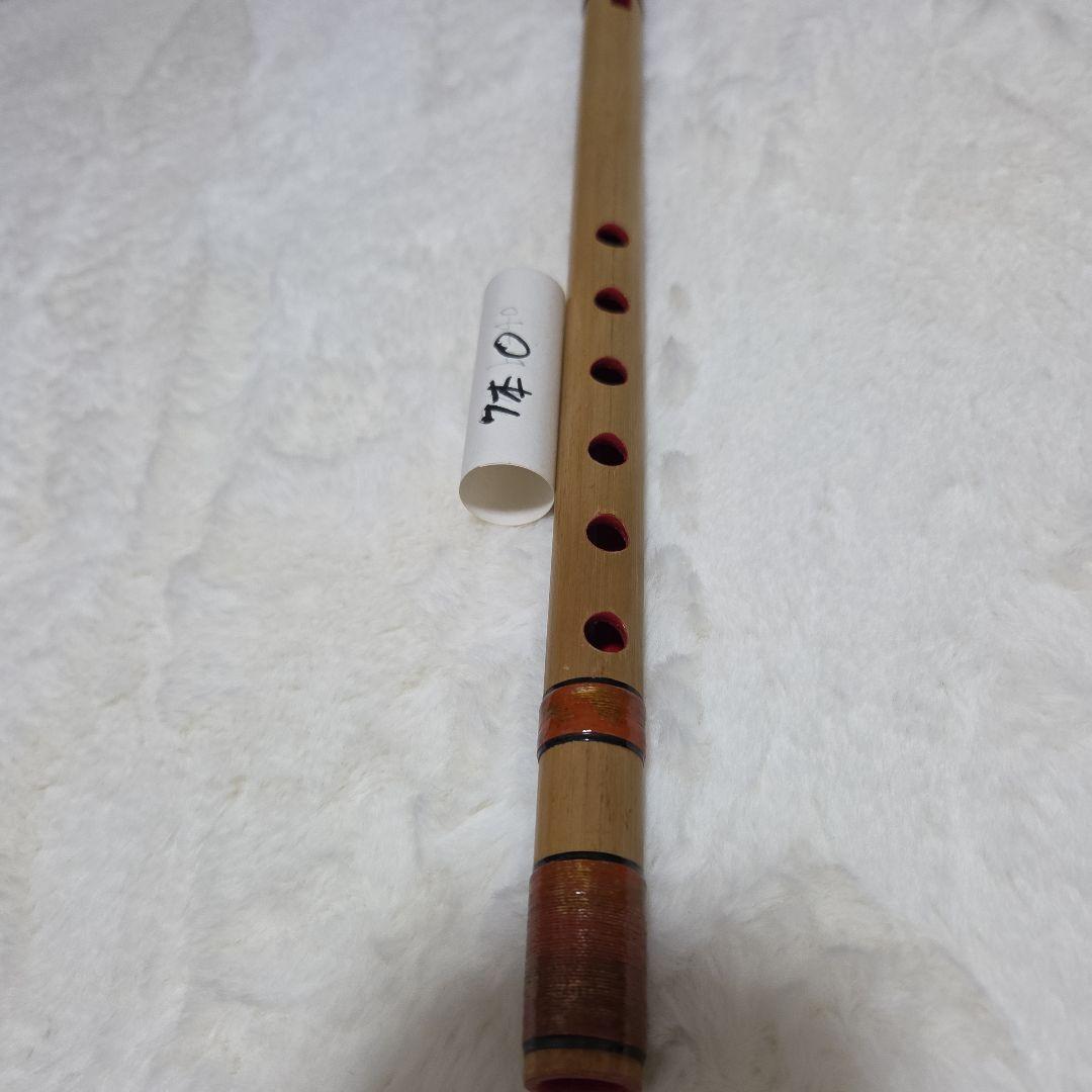 石見神楽を奏でる篠笛　父の手作り　竹製 篠笛 6穴 ナチュラルカラー