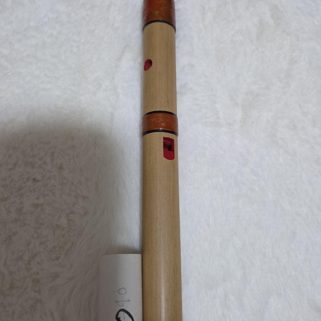 石見神楽を奏でる篠笛　父の手作り　竹製 篠笛 6穴 ナチュラルカラー
