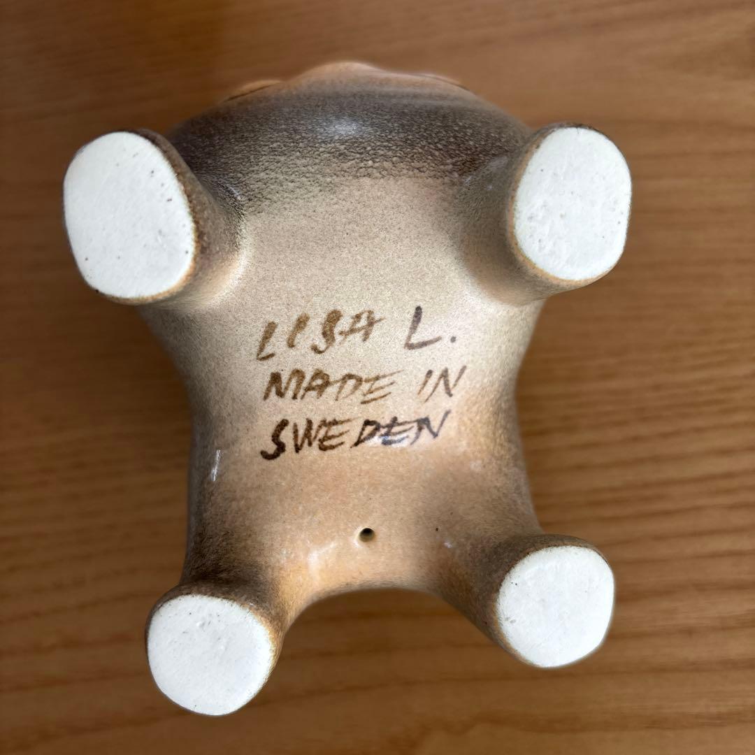 リサラーソン ブルドッグ　置物