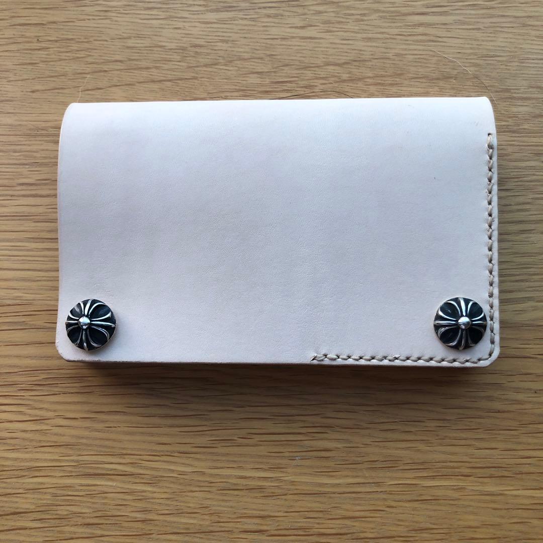 トラッカーウォレット　財布　ハンドメイド　革 ケース　レザークラフト