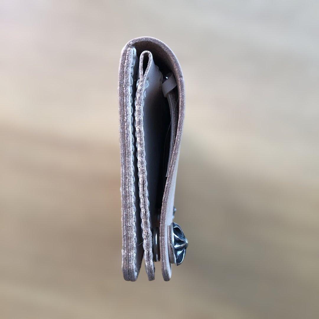 トラッカーウォレット　財布　ハンドメイド　革 ケース　レザークラフト