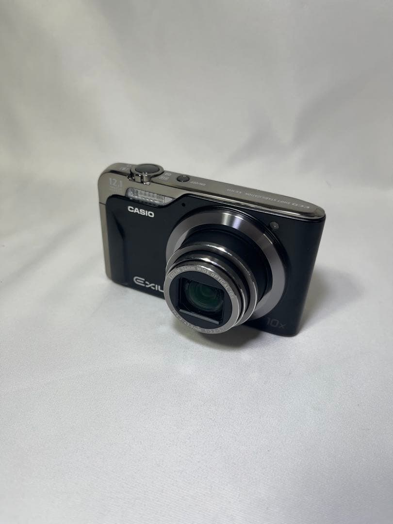 CASIO カメラ　EX-H10 バッテリー　シルバー　コンデジ　デジカメ