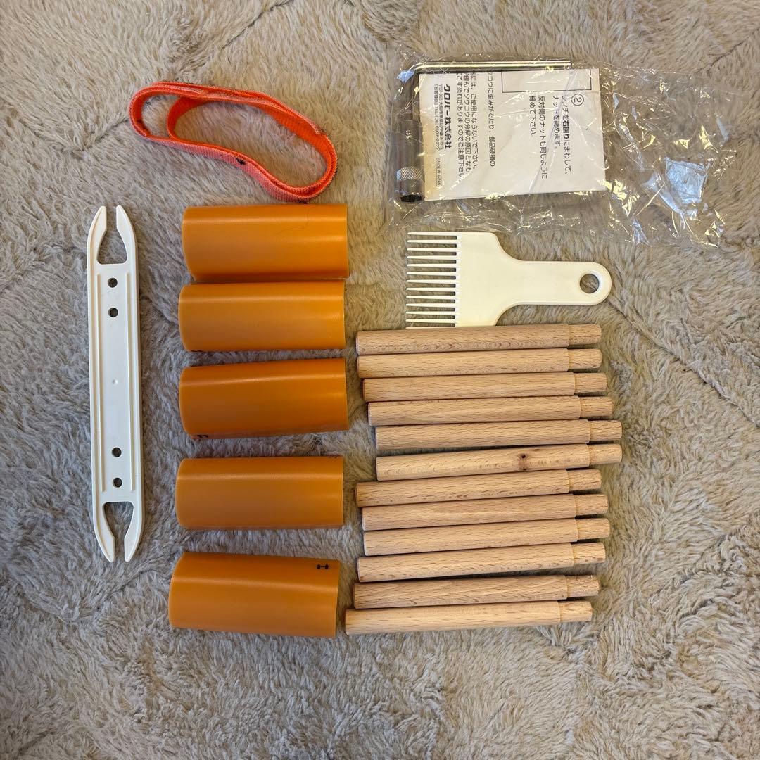 Clover 咲きおり 卓上織り機 40cm 取説付き　20羽30羽ソウコウ