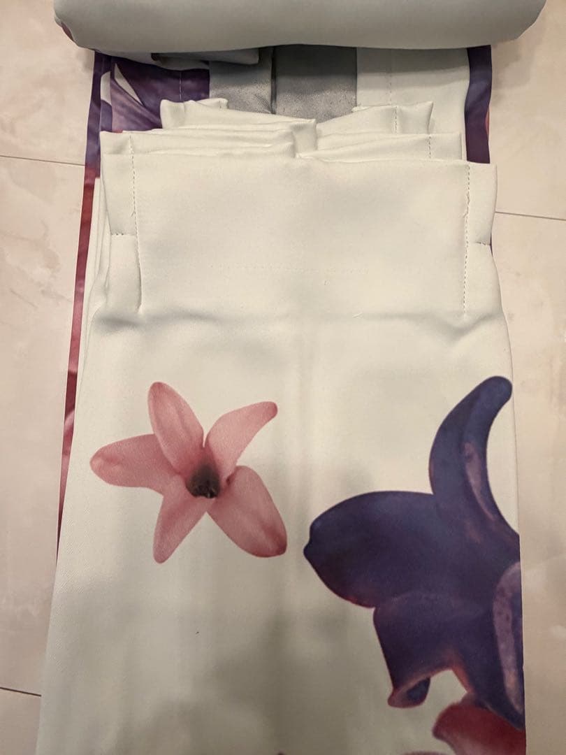 【新品未使用】Radyカーテン エレフラ　エレガンスフラワー　2枚組