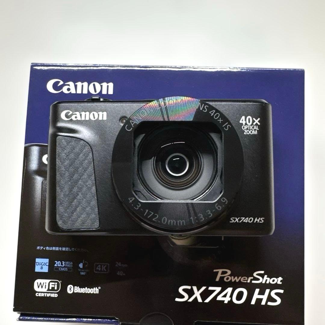 【ほぼ新品】Canon PowerShot SX740HS ブラック