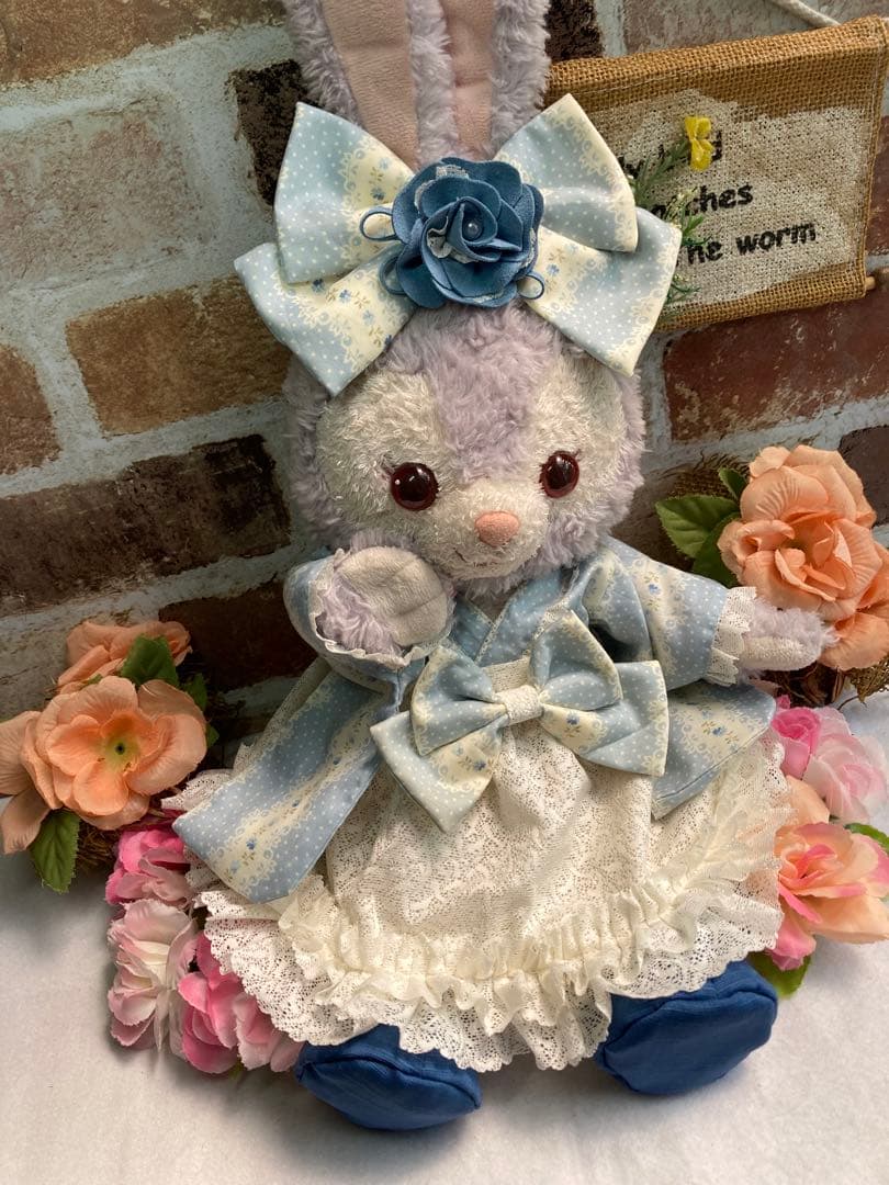 ステラルーＳ　水色花柄　和着物ドレス６点コスチューム　リーナベルも出品中