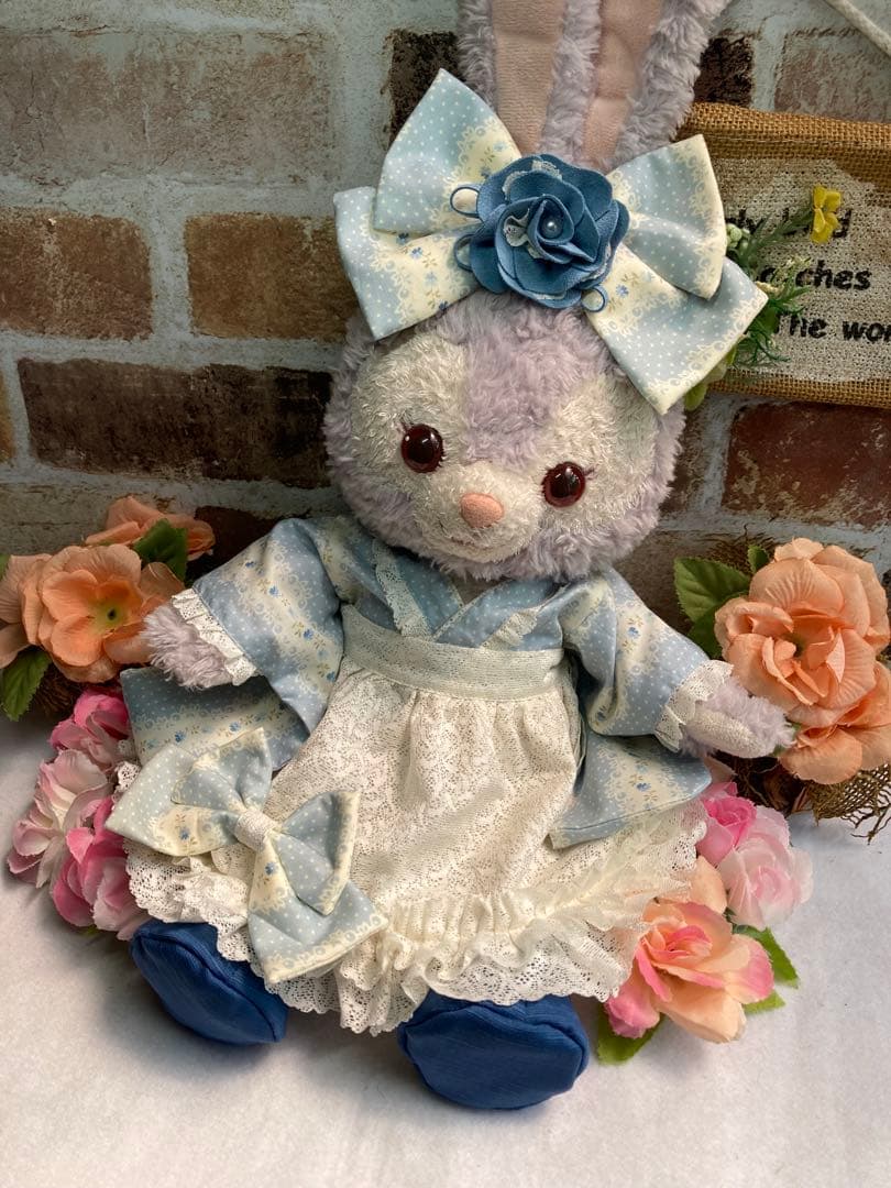 ステラルーＳ　水色花柄　和着物ドレス６点コスチューム　リーナベルも出品中