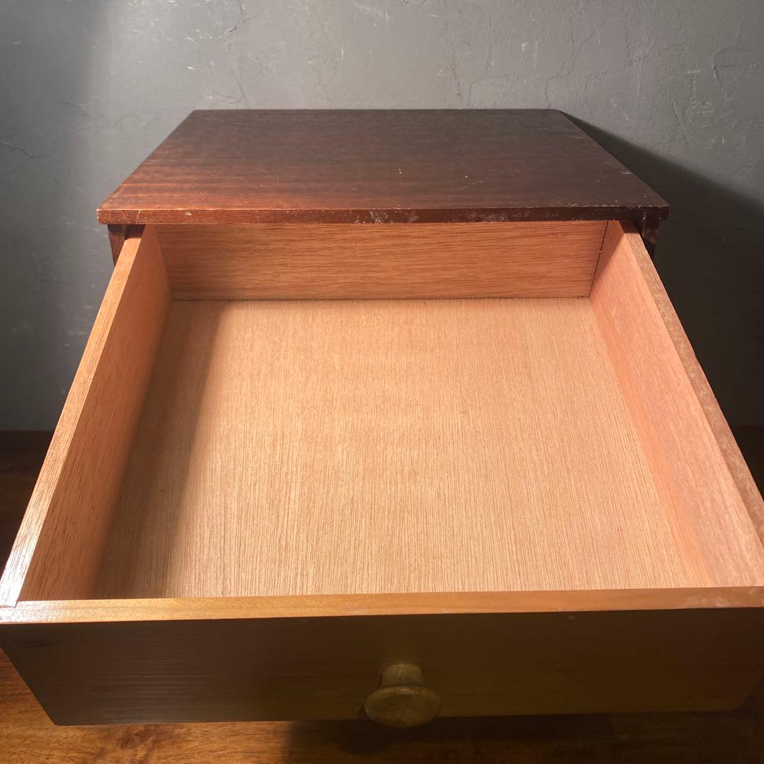 昭和レトロ 三段小引き出し ミッドセンチュリー ポストモダン インテリア 収納