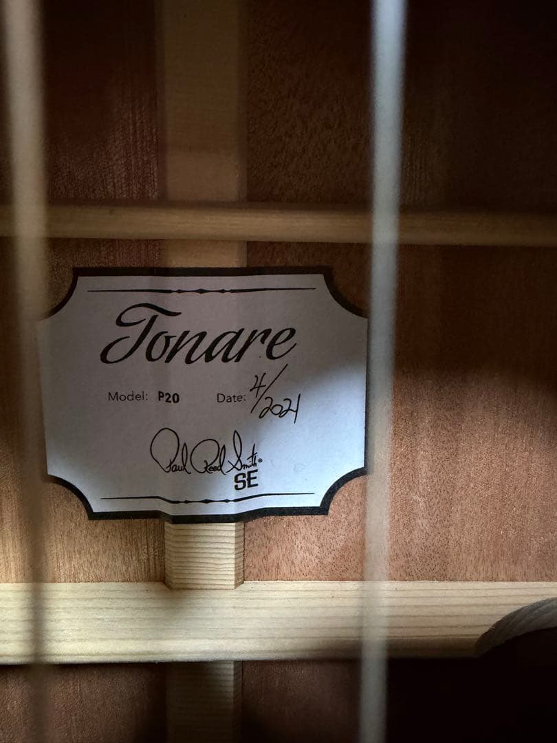 2021年製PRS SE パーラーサイズ エレアコ P20 ギグバッグ付USED