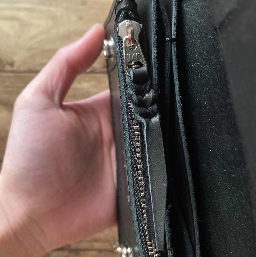 【お札を折らずに収納】ミドルトラッカーウォレット アポロコンチョ【受注生産】