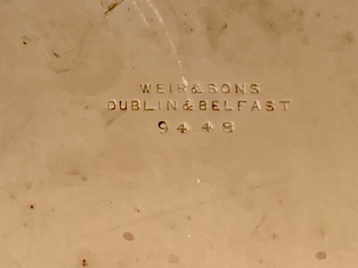 アンティーク　Weir&Sons Dublin&Belfast トレイ・トレー