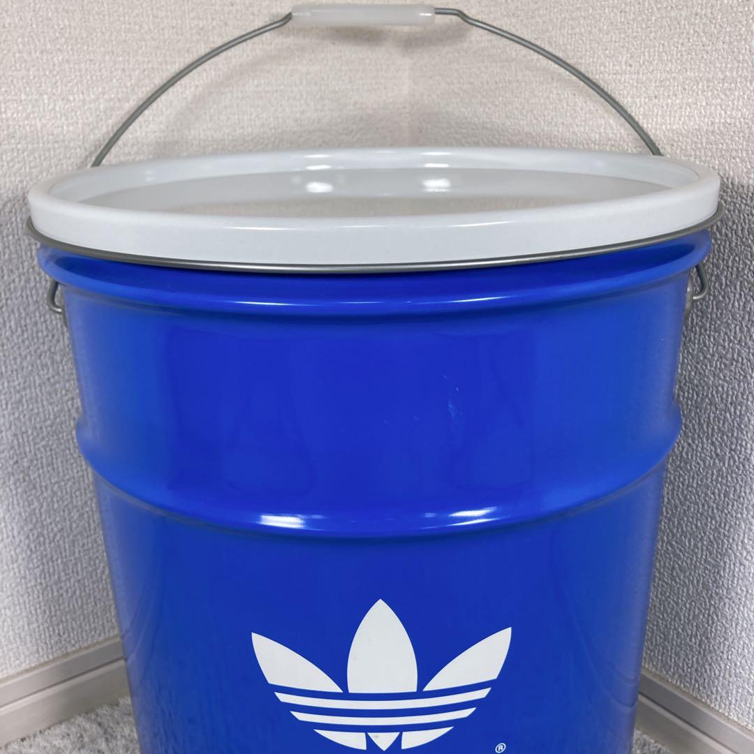 adida ペール缶　アディ缶　アディダス オリジナルス　トレフォイルロゴ