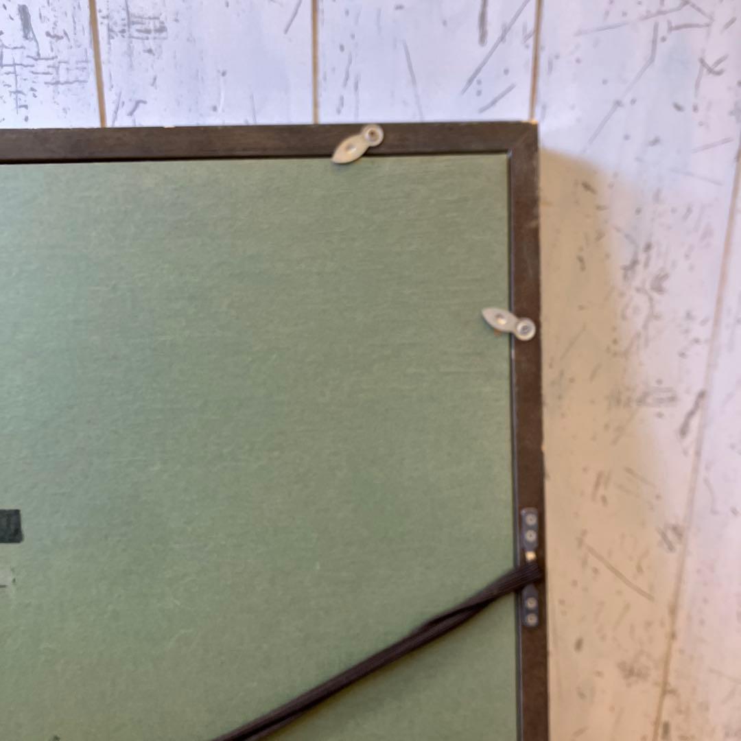 昭和レトロ 絵画 水彩画 花 フラワー 美術品 洋画 額縁 インテリア 壁掛け