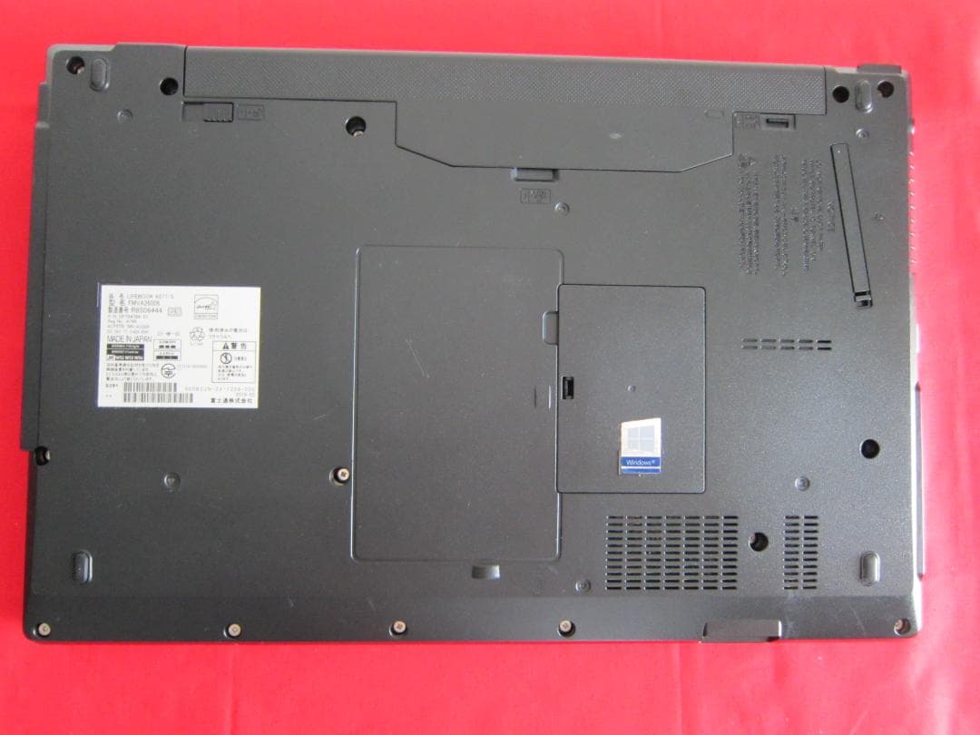 LIFEBOOK A577 ノートPC i3-7130U 128GB 8GB