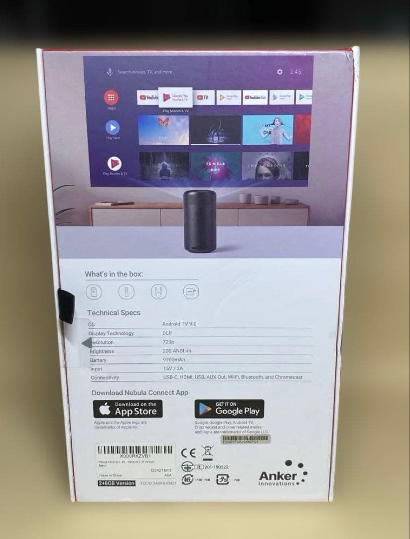 【美品】ANKER NEBULA CAPSULE 2 おまけ付き