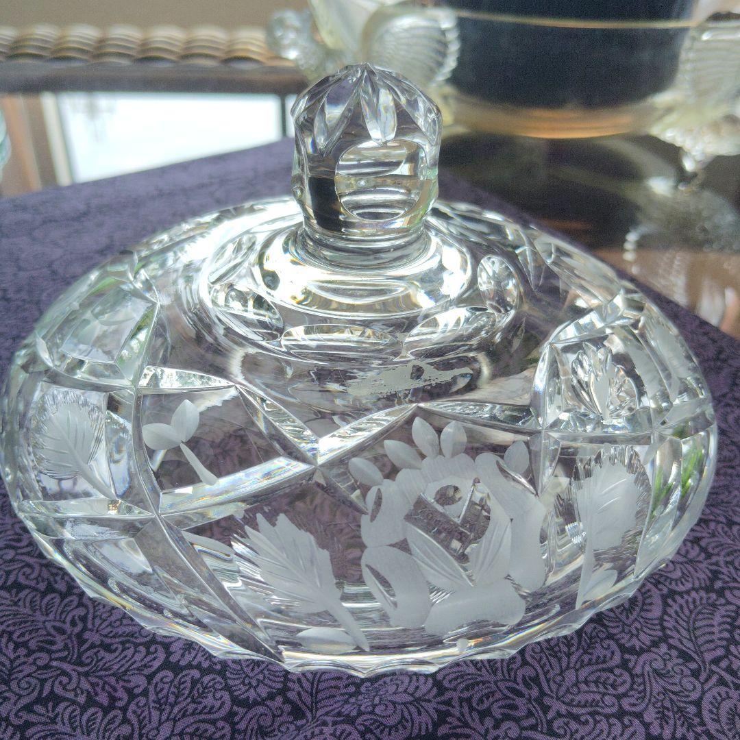 お値下げ　ビンテージ　　ドレスデンの美しいキャンディーポット　新品