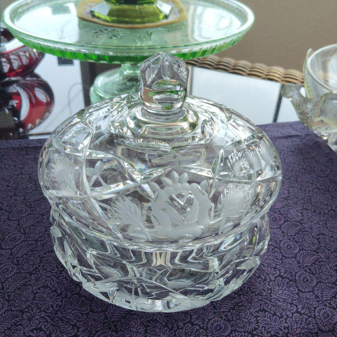 お値下げ　ビンテージ　　ドレスデンの美しいキャンディーポット　新品