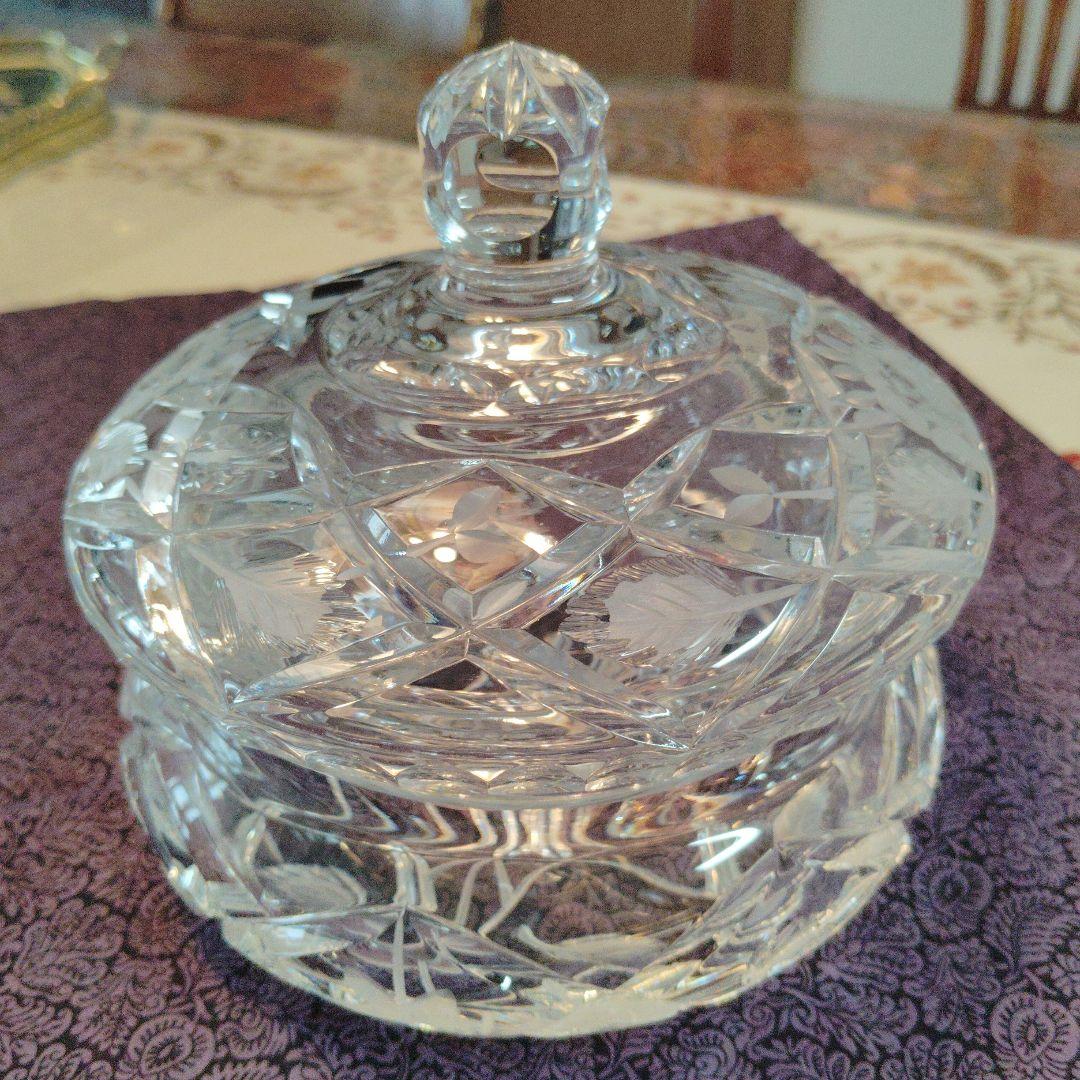 お値下げ　ビンテージ　　ドレスデンの美しいキャンディーポット　新品