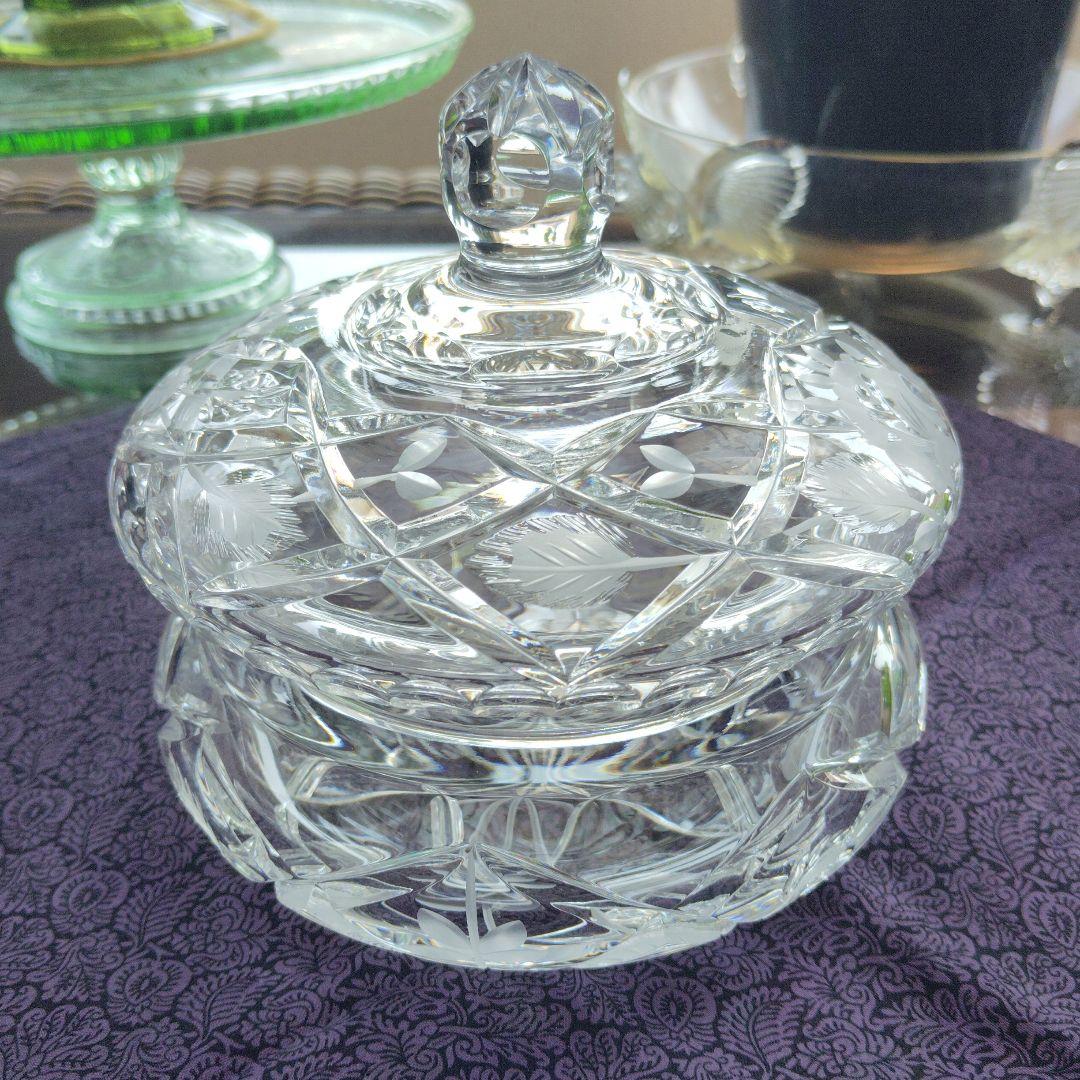 お値下げ　ビンテージ　　ドレスデンの美しいキャンディーポット　新品