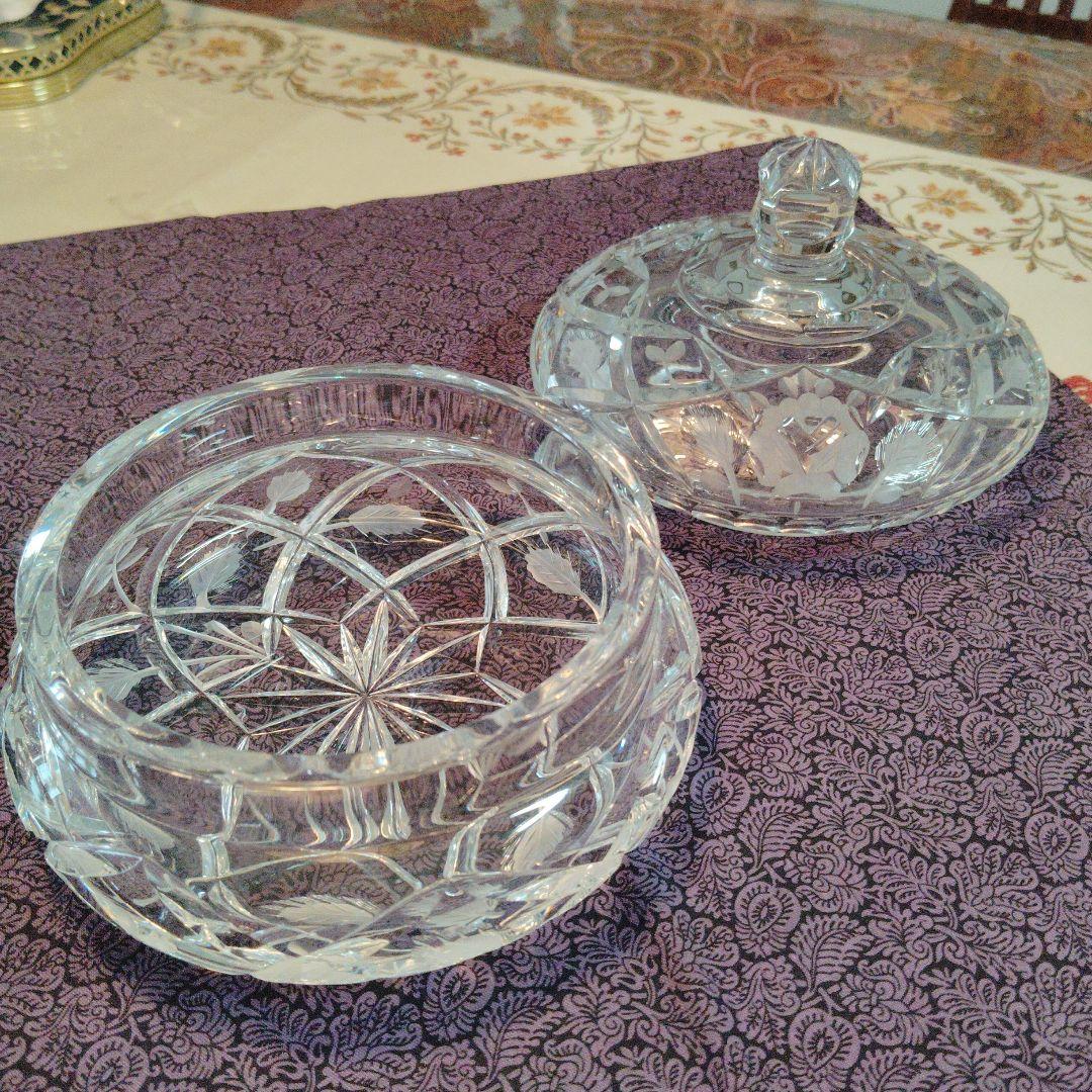 お値下げ　ビンテージ　　ドレスデンの美しいキャンディーポット　新品