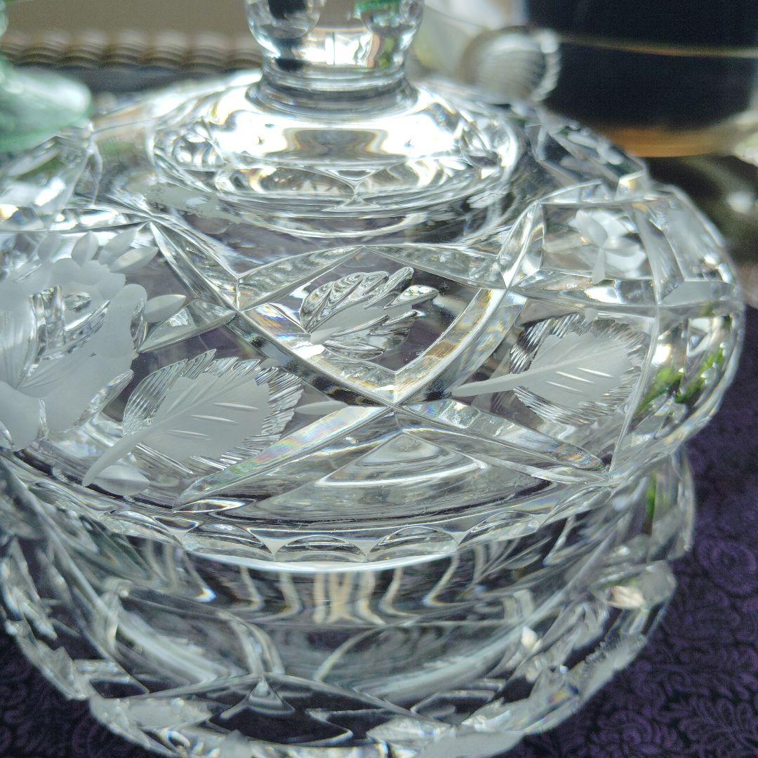 お値下げ　ビンテージ　　ドレスデンの美しいキャンディーポット　新品