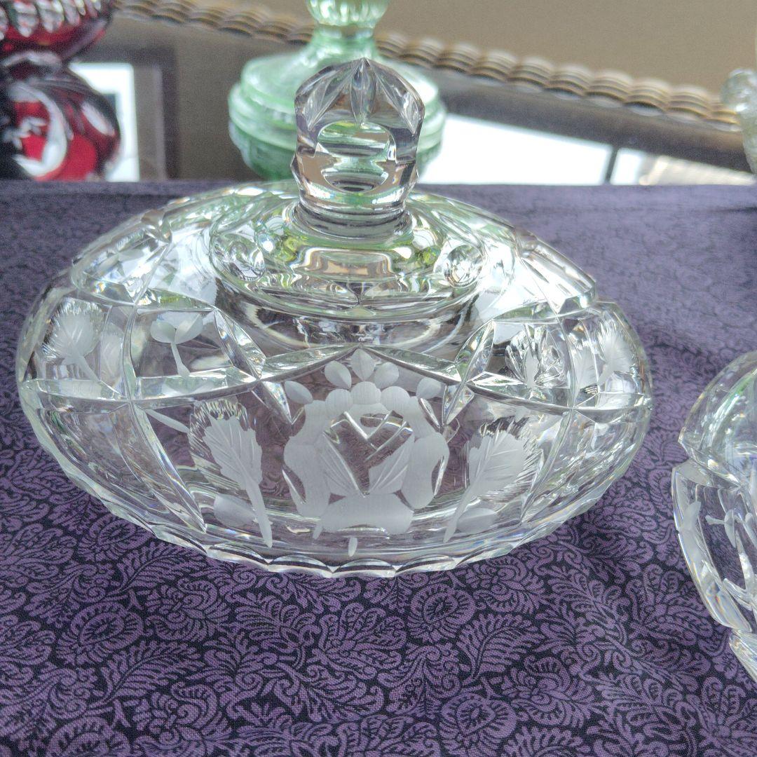 お値下げ　ビンテージ　　ドレスデンの美しいキャンディーポット　新品