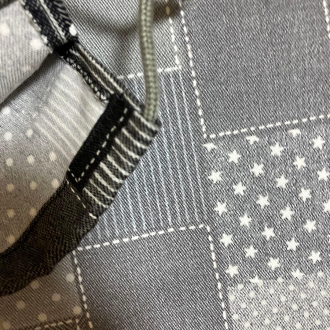 縦長巾着袋　箸箱入れ　給食袋　二つセット　(48) ハンドメイド