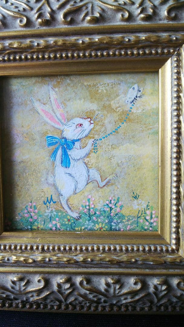 Hiro額２点「ピンクのこぶた」「晴れた日」