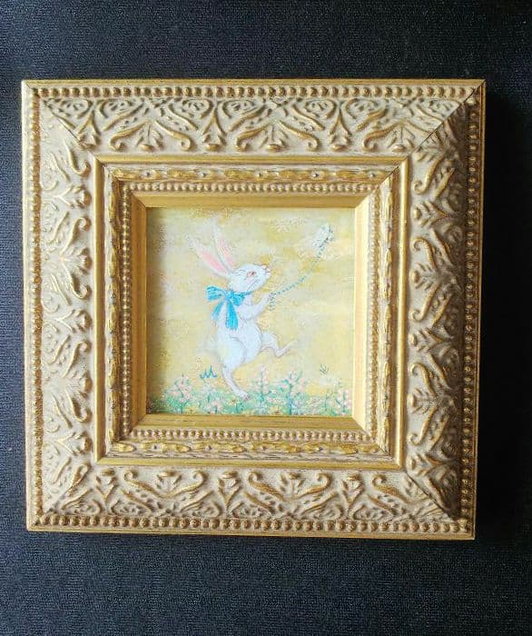 Hiro額２点「ピンクのこぶた」「晴れた日」