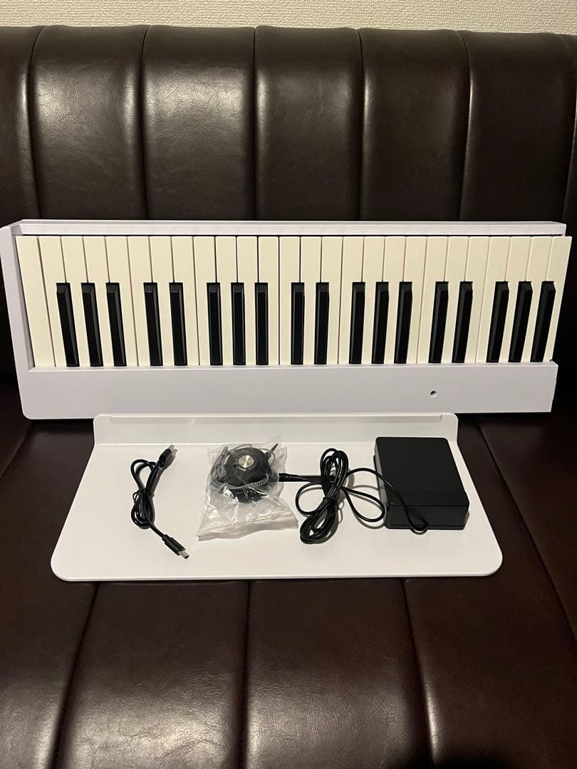 電子キーボード 88鍵盤 折りたたみ充電式 MIDI Bluetooth対応