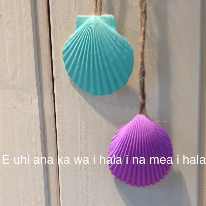 貝殻オーナメント ２点セット ご予約品